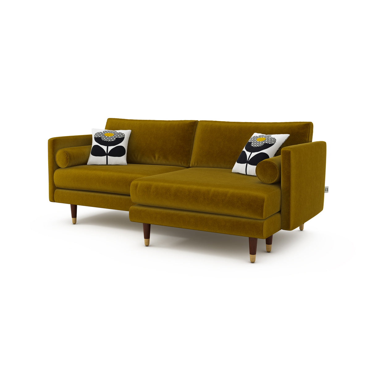 Orla Kiely Mimosa Large Sofa Chaise RHF from Amos Lighting + Home