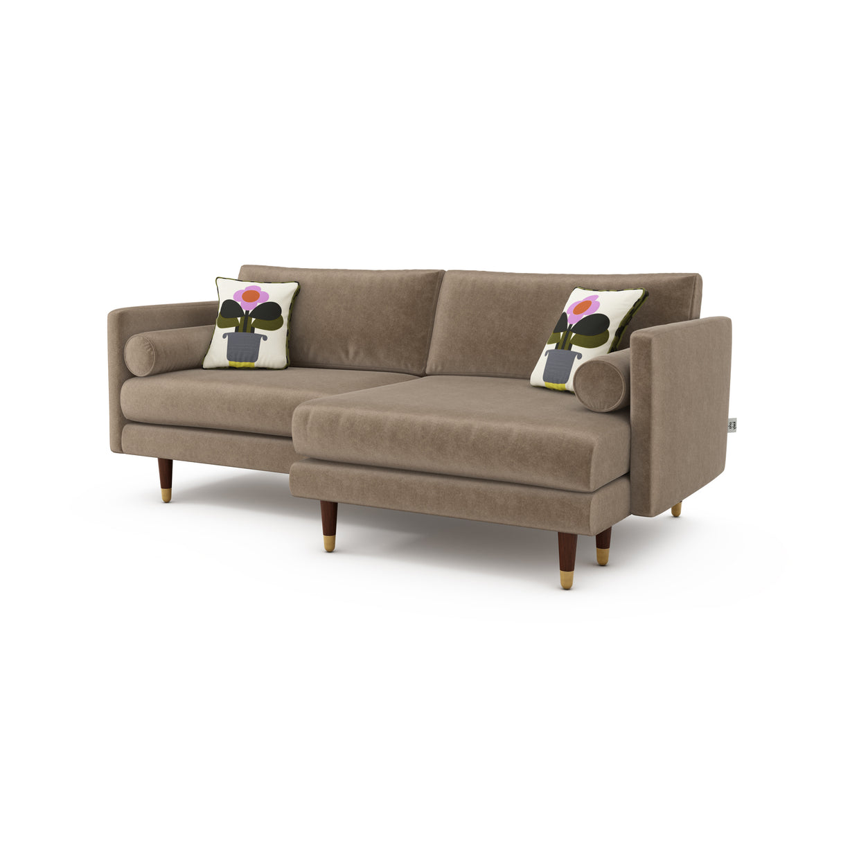 Orla Kiely Mimosa Large Sofa Chaise RHF from Amos Lighting + Home