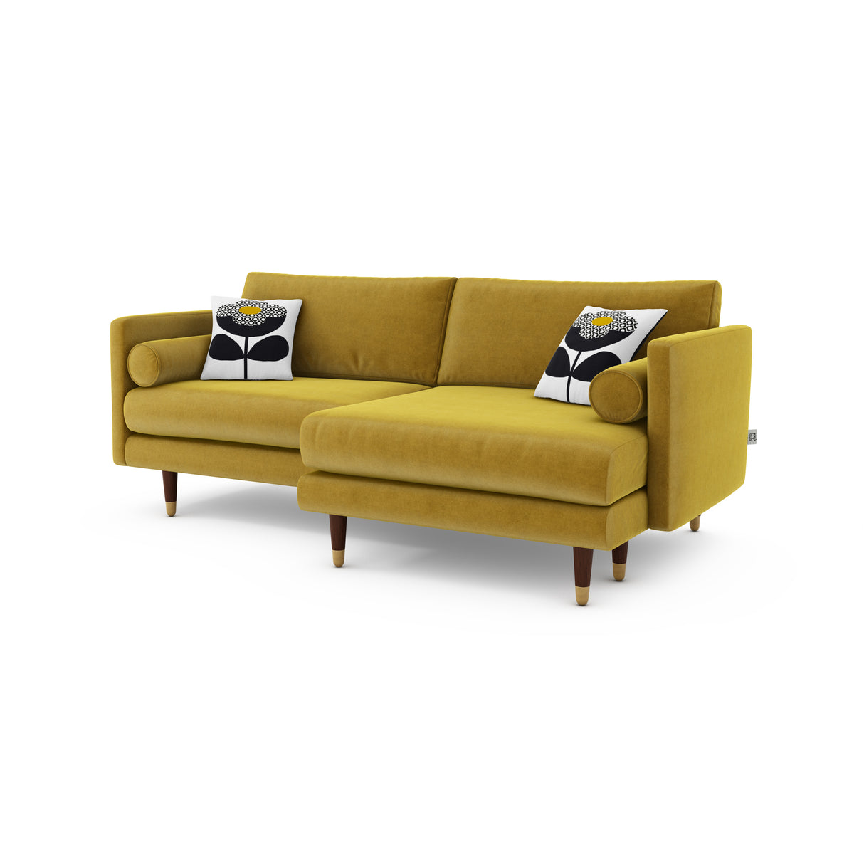 Orla Kiely Mimosa Large Sofa Chaise RHF from Amos Lighting + Home