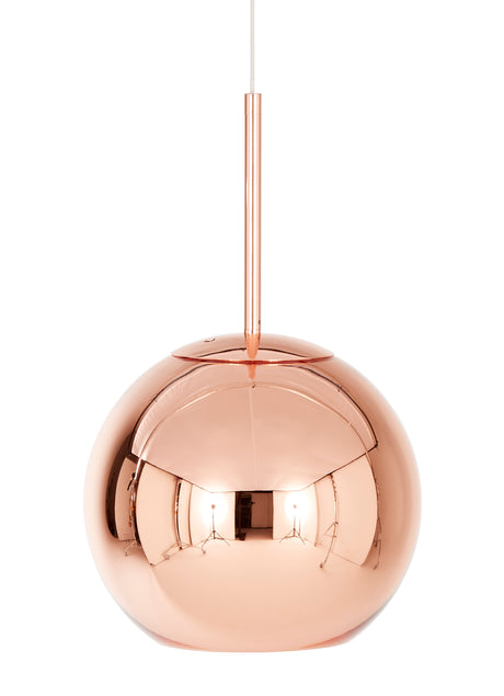 Tom Dixon Copper Round LED 25cm Pendant