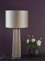 Dar Myla Ceramic Table Lamp Bronze Base Only