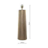 Dar Myla Ceramic Table Lamp Bronze Base Only