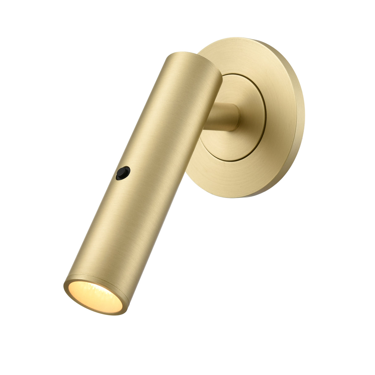 Franklite Mantel Satin Brass Bedside LED Reading Light