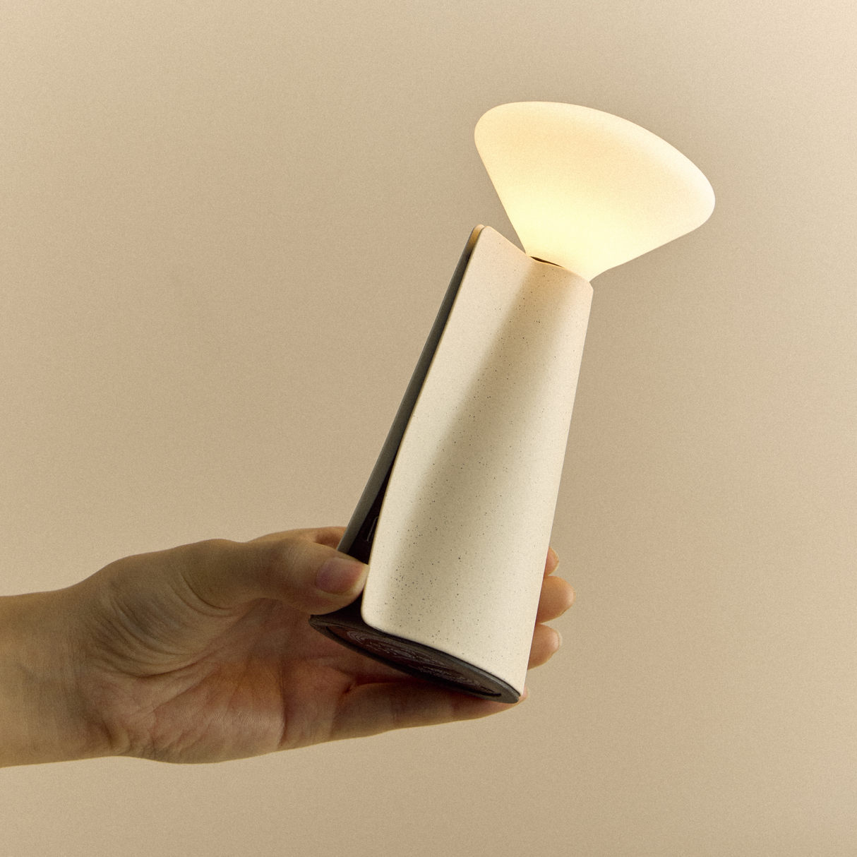 Tala Mantle Portable Lamp in Stone White