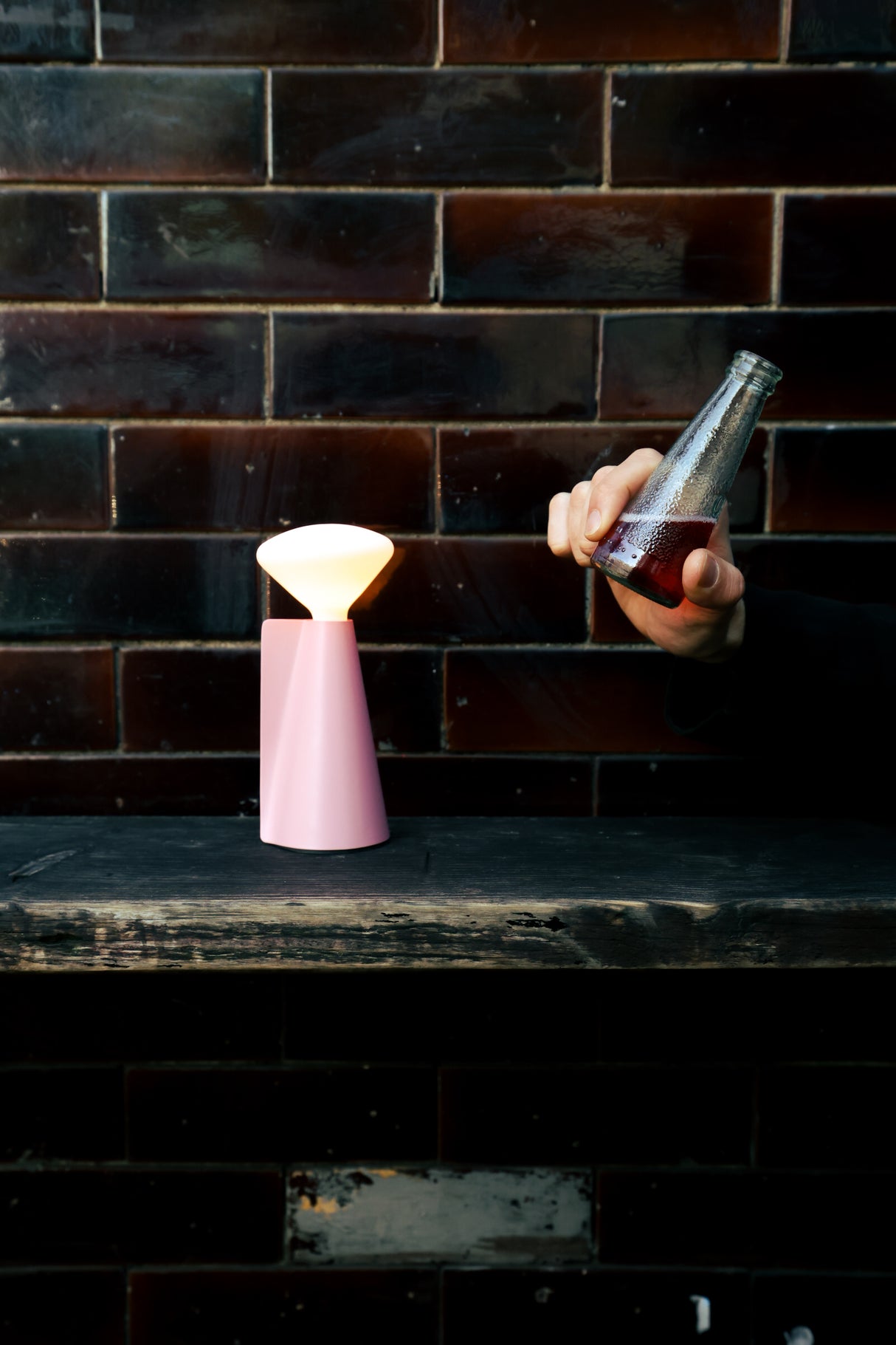 Tala Mantle Portable Lamp in Peony Pink
