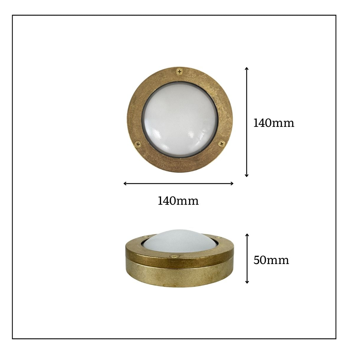 Lampfix Navigator Marina Circular Outdoor Bulkhead