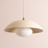 Studio Haran Dusk Pendant Light in Ceramic and Brass/Nickel