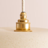 Studio Haran Dusk Pendant Light in Ceramic and Brass/Nickel