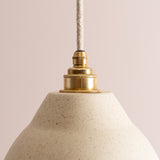 Studio Haran Element Pendant Light in Ceramic and Brass/Nickel