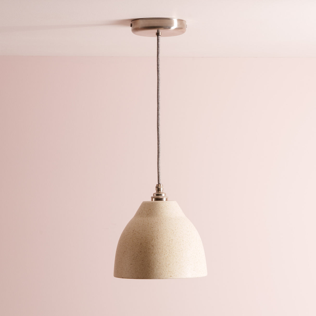 Studio Haran Element Pendant Light in Ceramic and Brass/Nickel
