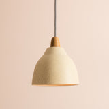 Studio Haran Element Pendant Light in Ceramic and Oak