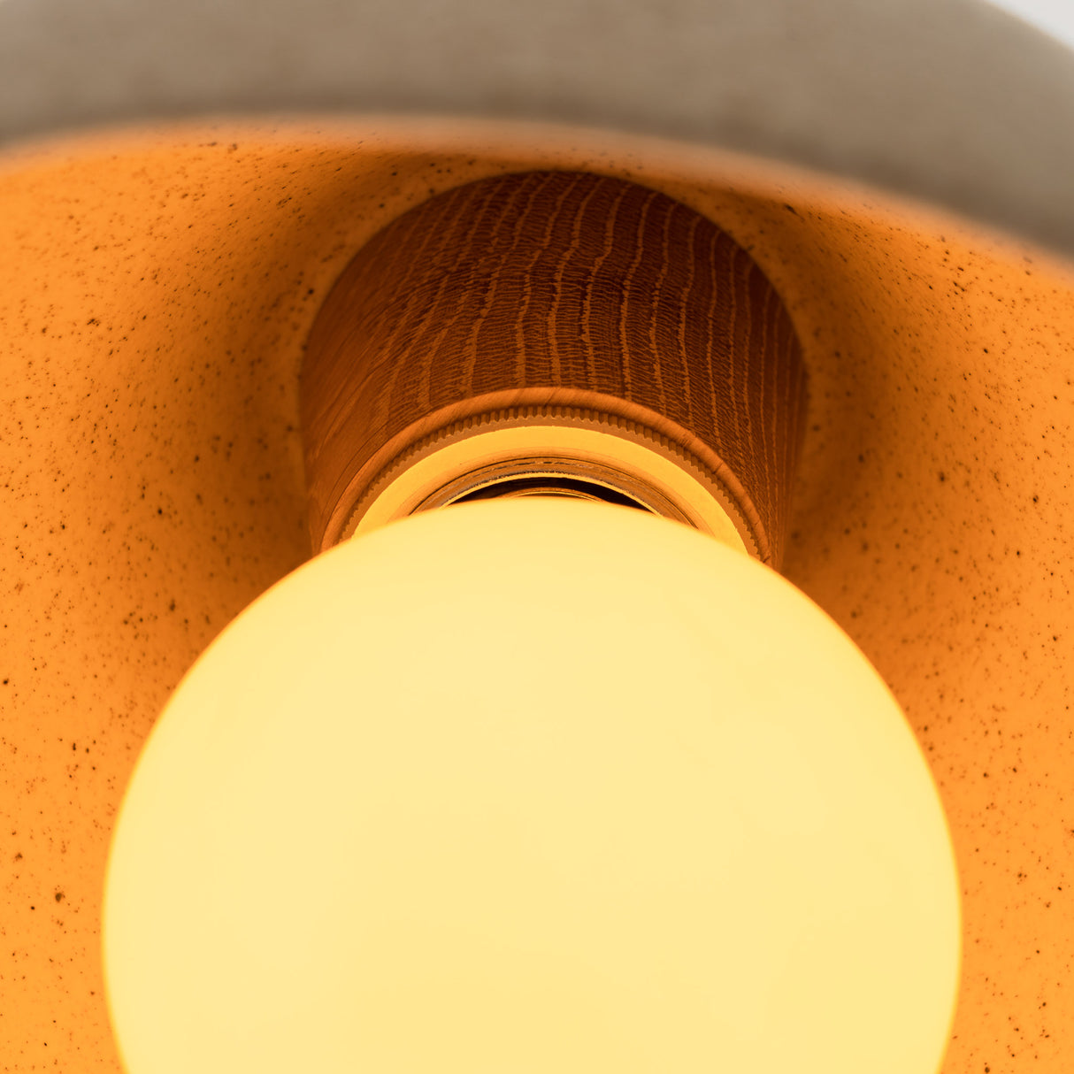 Studio Haran Element Pendant Light in Ceramic and Oak