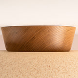 Studio Haran XL Dawn Flush Mount Ceiling Light in Ceramic and Oak