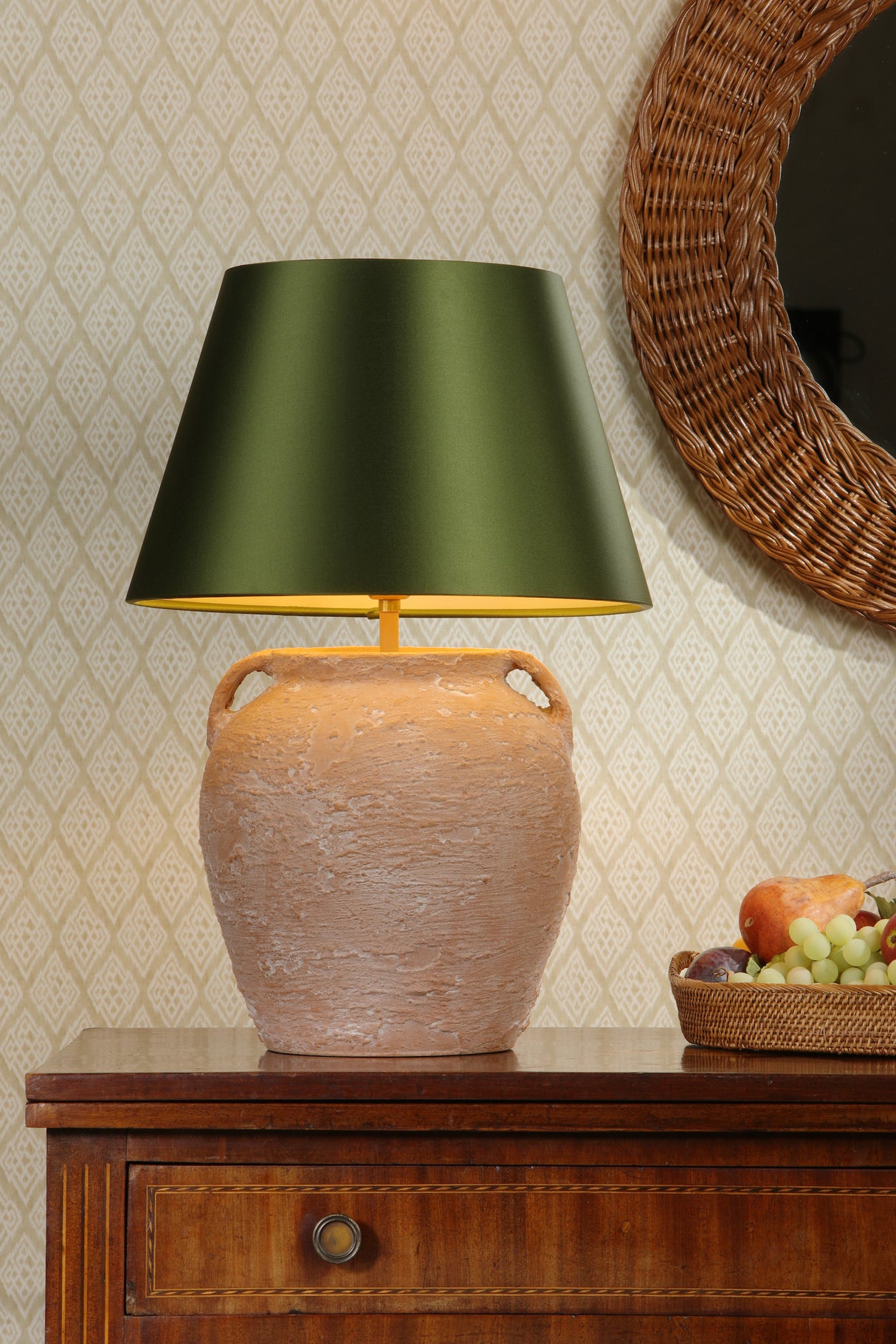 David Hunt Napa Table Lamp Terracotta Base Only