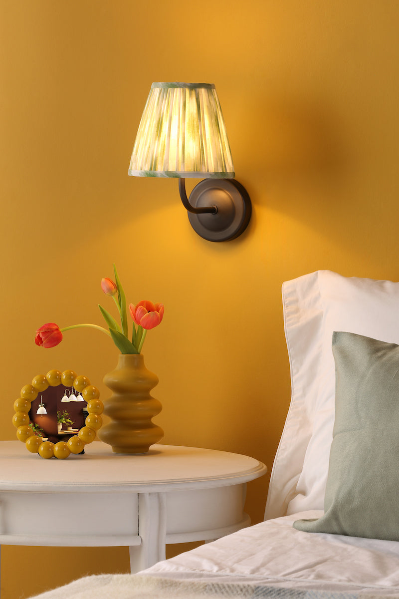 Dar Navarro Rechargeable Wall Light Matt Black Bracket Only LED