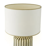 Dar Nedra Table Lamp Natural With Idella Shade