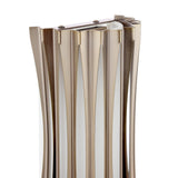 Dar Netra 2 Light Wall Light Satin Bronze and Ivory
