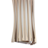 Dar Netra 2 Light Wall Light Satin Bronze and Ivory