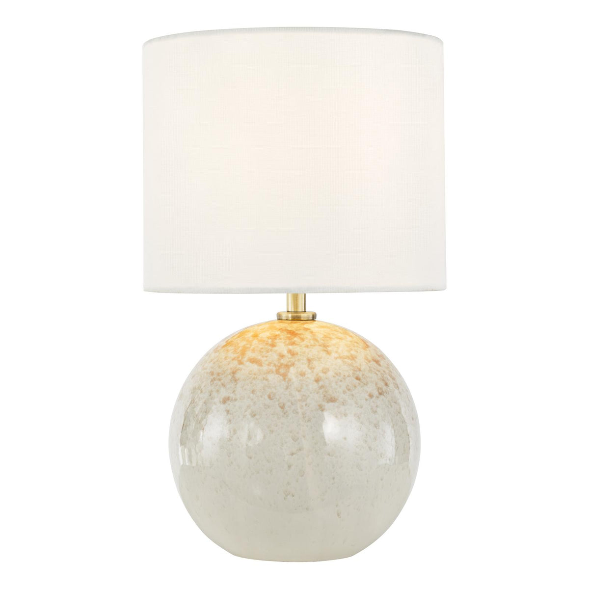 Dar Nicolette Twin Pack Table Lamp Pink and Cream Ceramic With Linen Shade