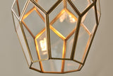 Nkuku Nazat Panelled Glass Easy Fit Lampshade