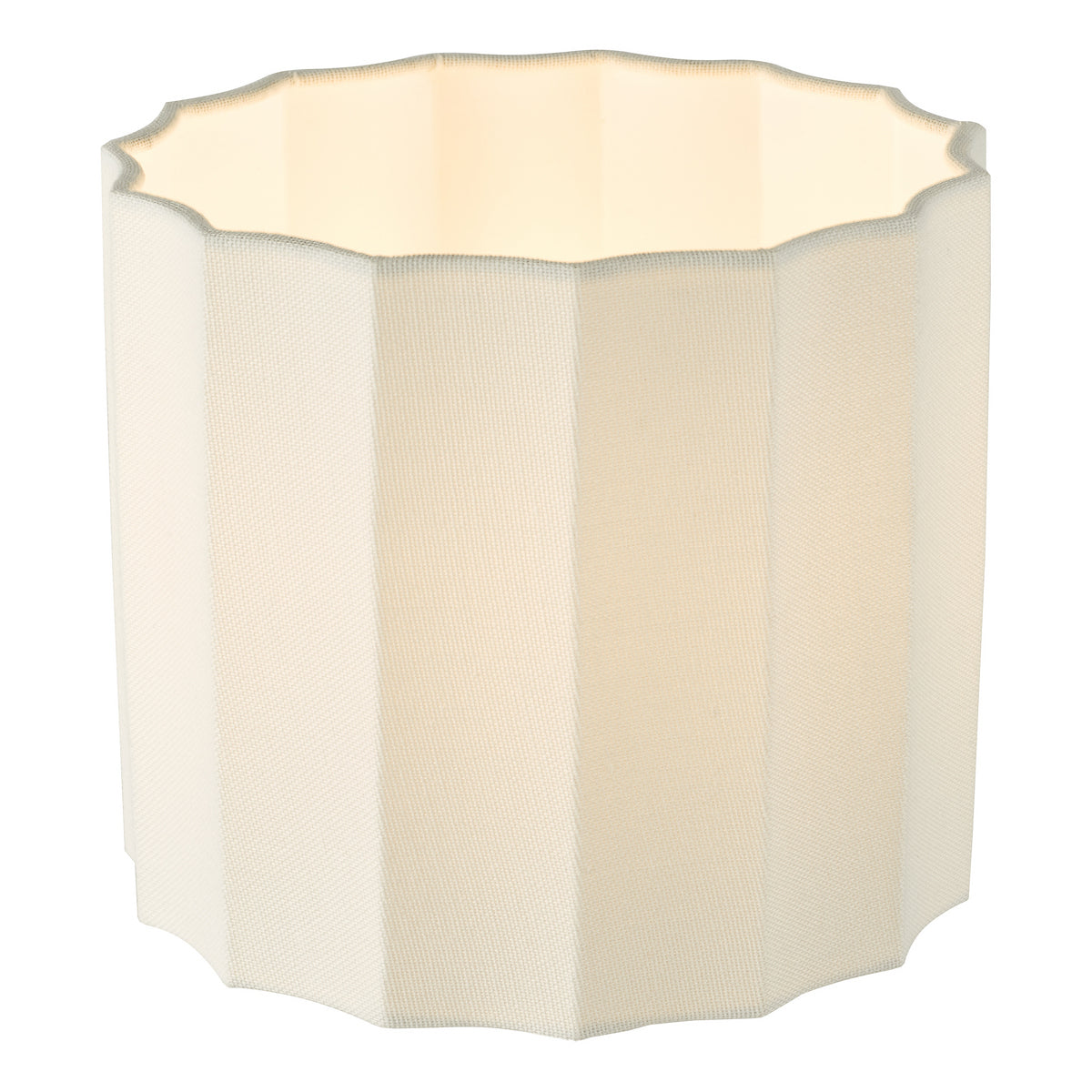 Dar Noura Ivory Linen Drum Shade 18cm