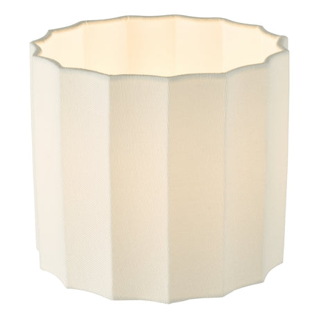 Dar Noura Ivory Linen Drum Shade 18cm