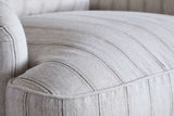 Nkuku Abe Deconstructed Linen Armchair Stripe Natural