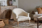 Nkuku Aranya Cotton & Jute Occasional Chair Natural
