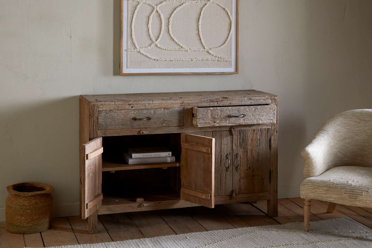 Nkuku Ibo Reclaimed Wood Sideboard Natural
