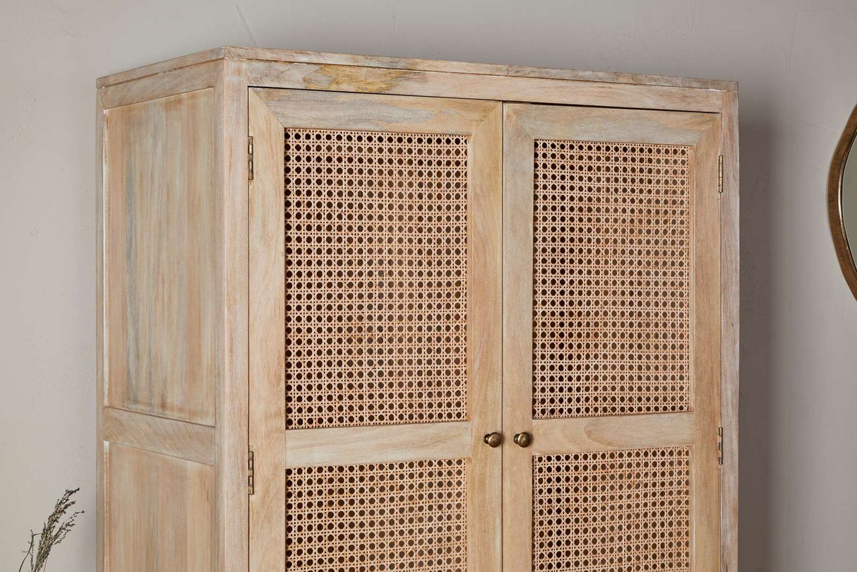 Nkuku Kanz Mango Wood Wardobe Natural