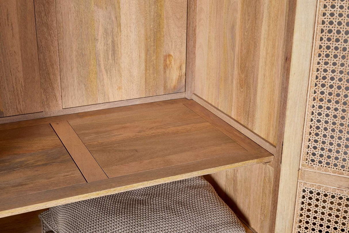 Nkuku Kanz Mango Wood Wardobe Natural