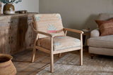 Nkuku Kavya Kilim Occasional Armchair Natural