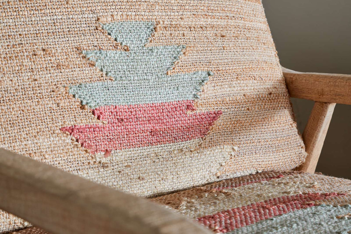 Nkuku Kavya Kilim Occasional Armchair Natural