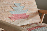 Nkuku Kavya Kilim Occasional Armchair Natural