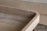 Nkuku Nisha Reclaimed Wood & Iron Coffee Table Natural