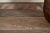 Nkuku Nisha Reclaimed Wood & Iron Console Table Natural
