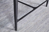 Nkuku Sita Reclaimed Wood & Iron Coffee Table Chocolate Brown