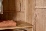 Nkuku Vivan Grooved Wardrobe Natural