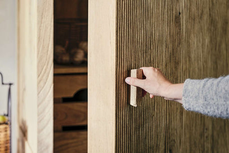Nkuku Vivan Grooved Pantry Cupboard Natural