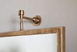 Nkuku Visala Square Swivel Wall Mirror Antique Brass
