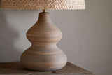 Nkuku Dalat Ceramic Table Lamp Base Natural