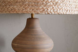 Nkuku Dalat Ceramic Table Lamp Base Natural