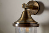 Nkuku Magola Outdoor Wall Lamp Antique Brass