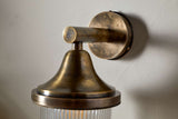 Nkuku Magola Outdoor Wall Lamp Antique Brass
