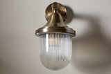 Nkuku Magola Outdoor Wall Lamp Antique Brass