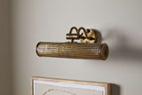 Nkuku Tinje Picture Wall Light Antique Brass
