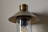 Nkuku Singa Outdoor Wall Lamp Antique Brass