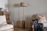 Nkuku Agua Grooved Floor Lamp Base Natural
