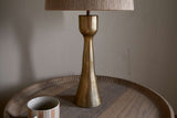 Nkuku Marpha Antique Brass Table Lamp Base Antique Brass