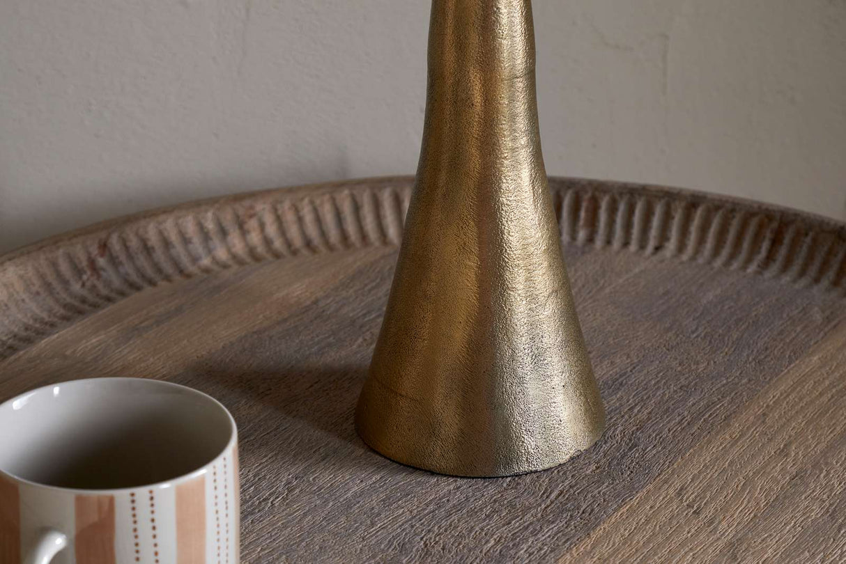 Nkuku Marpha Antique Brass Table Lamp Base Antique Brass